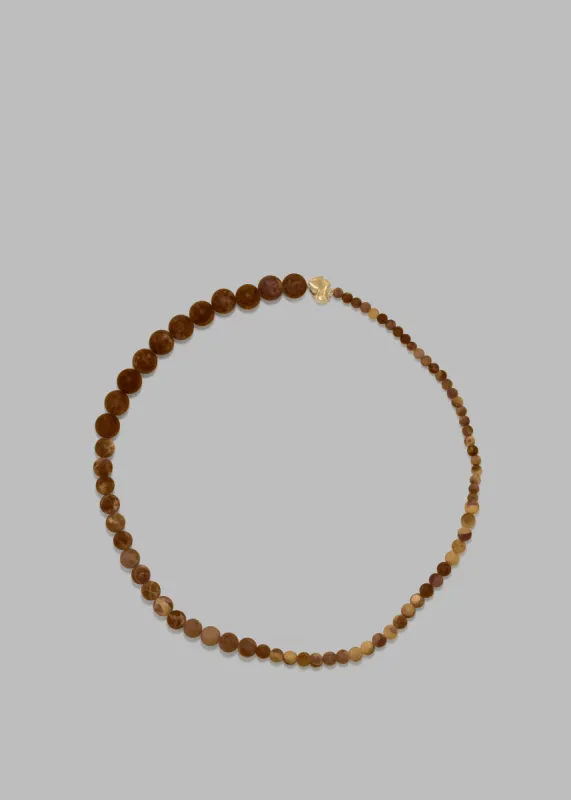 Completedworks Necklace Tiger's Eye - Gold sold by Frankie Shop