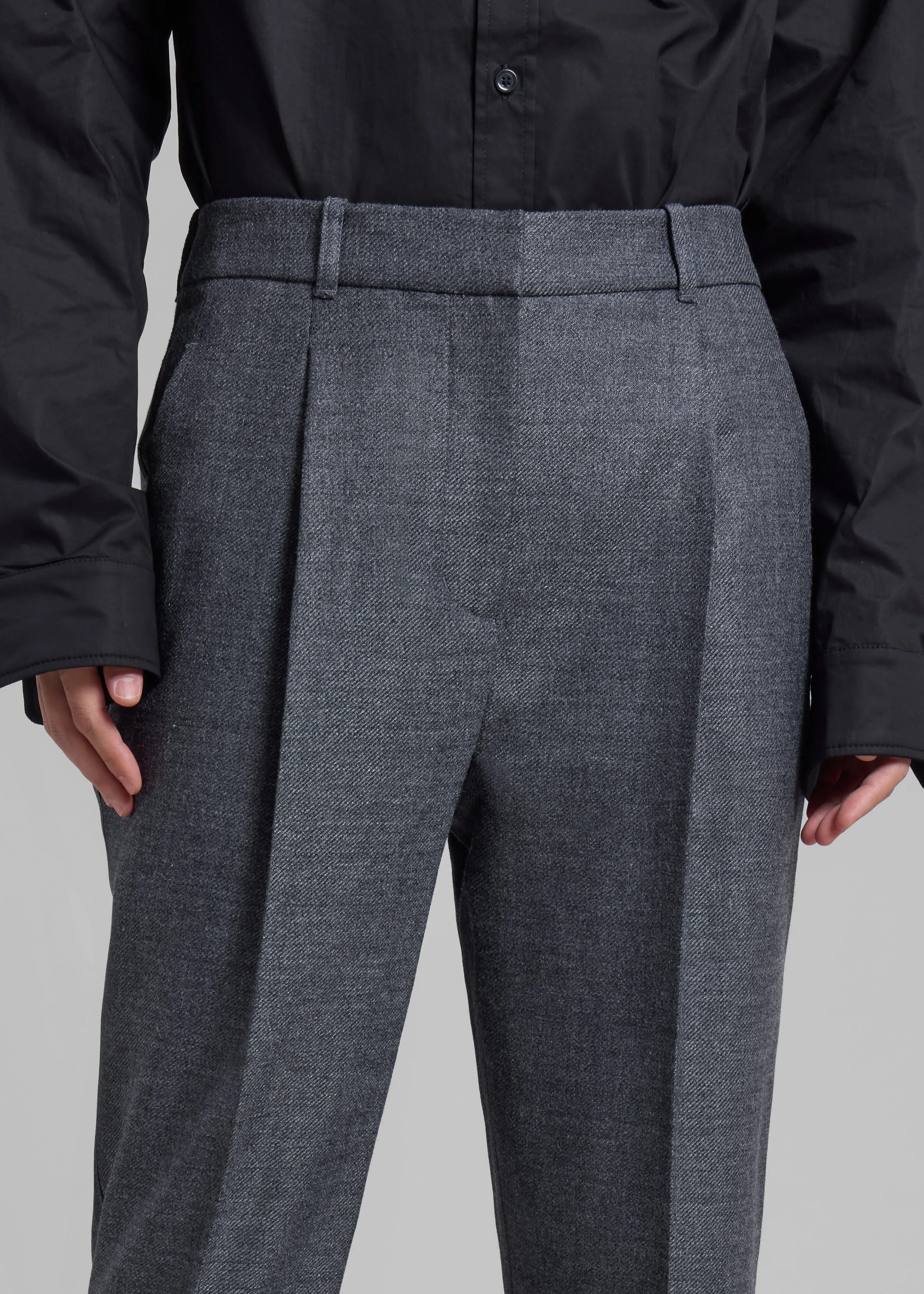 3.1 Phillip Lim Carrot Pant - Grey Melange sold by Frankie Shop product image thumbnail 4