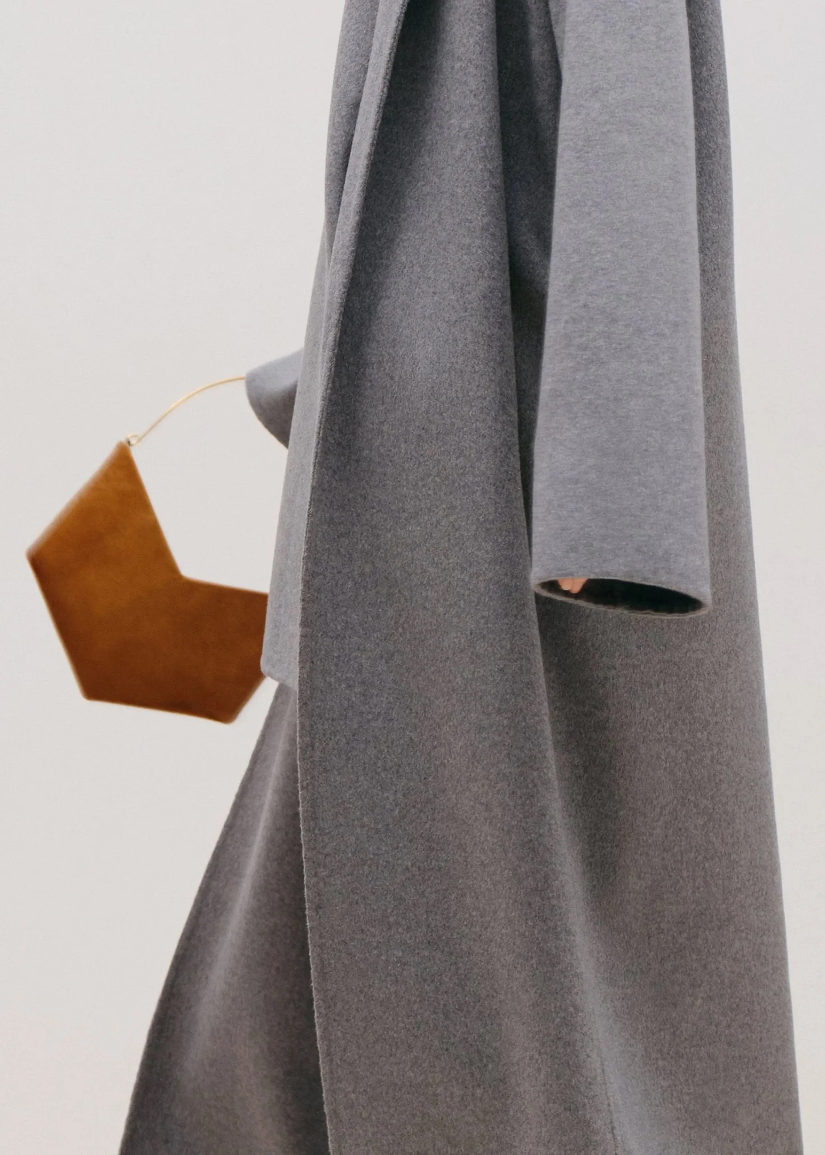 Bevza Grain Clutch - Mustard sold by Frankie Shop product image thumbnail 3