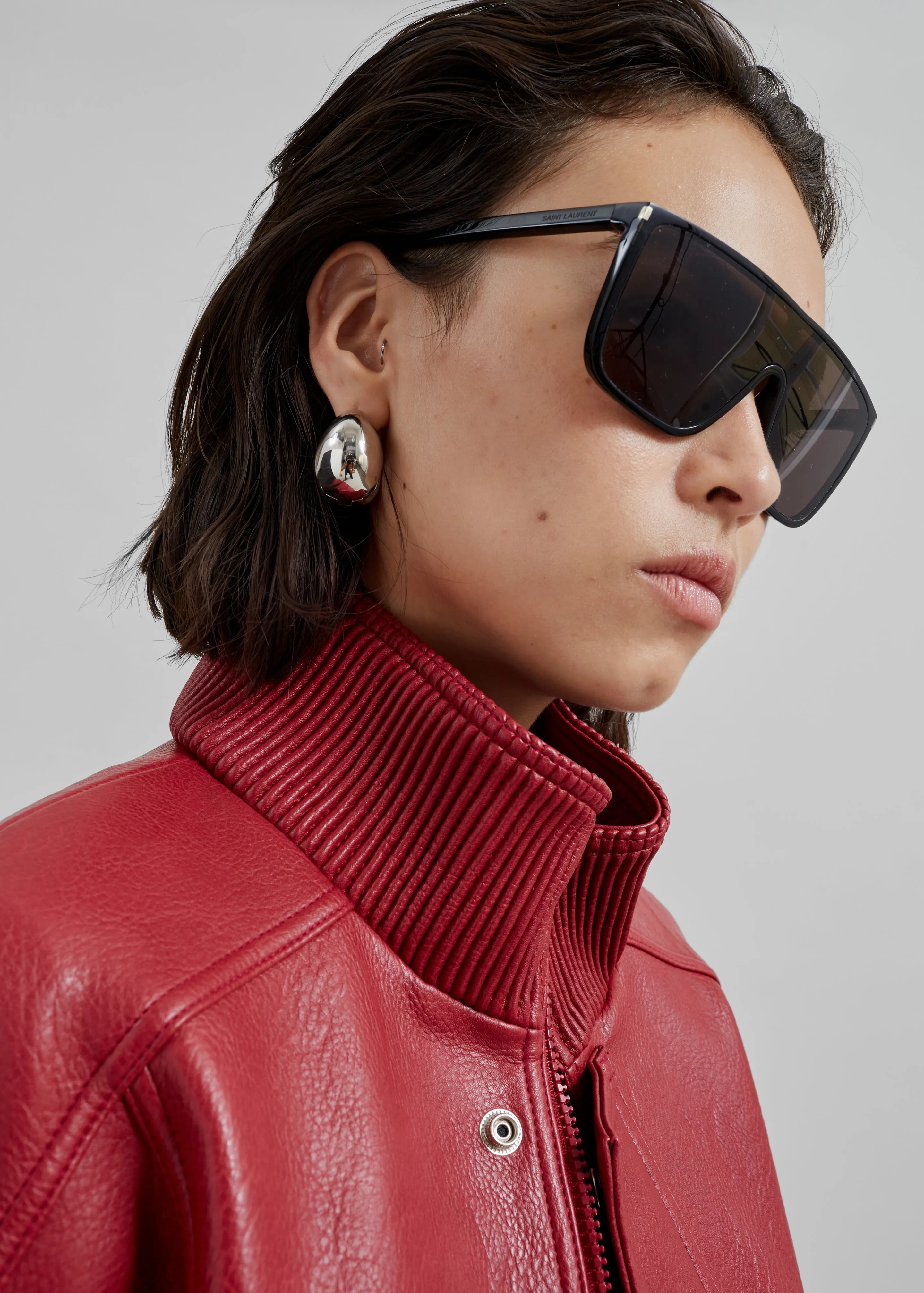 Zion Bomber Jacket - Red sold by Frankie Shop product image thumbnail 3