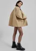 Stevan Contrast Collar Cargo Jacket - Beige sold by Frankie Shop