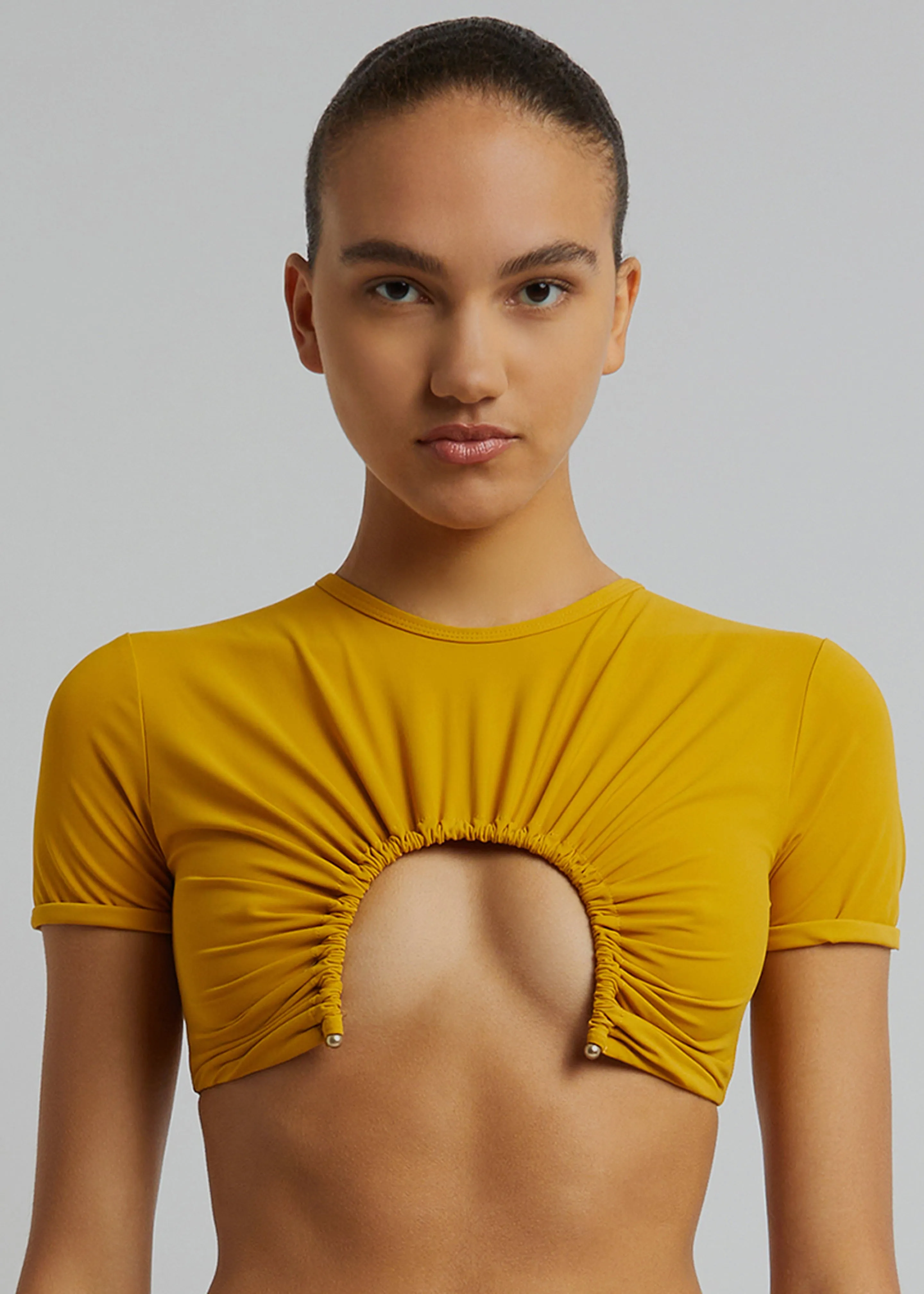 Christopher Esber U Prong Tee - Mustard sold by Frankie Shop product image thumbnail 3
