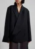 Geneva Wrap Blazer - Black sold by Frankie Shop
