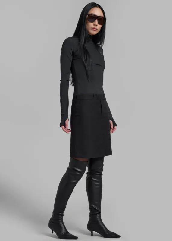 Coperni Hybrid Tailored Dress - Black made by Frankie Shop