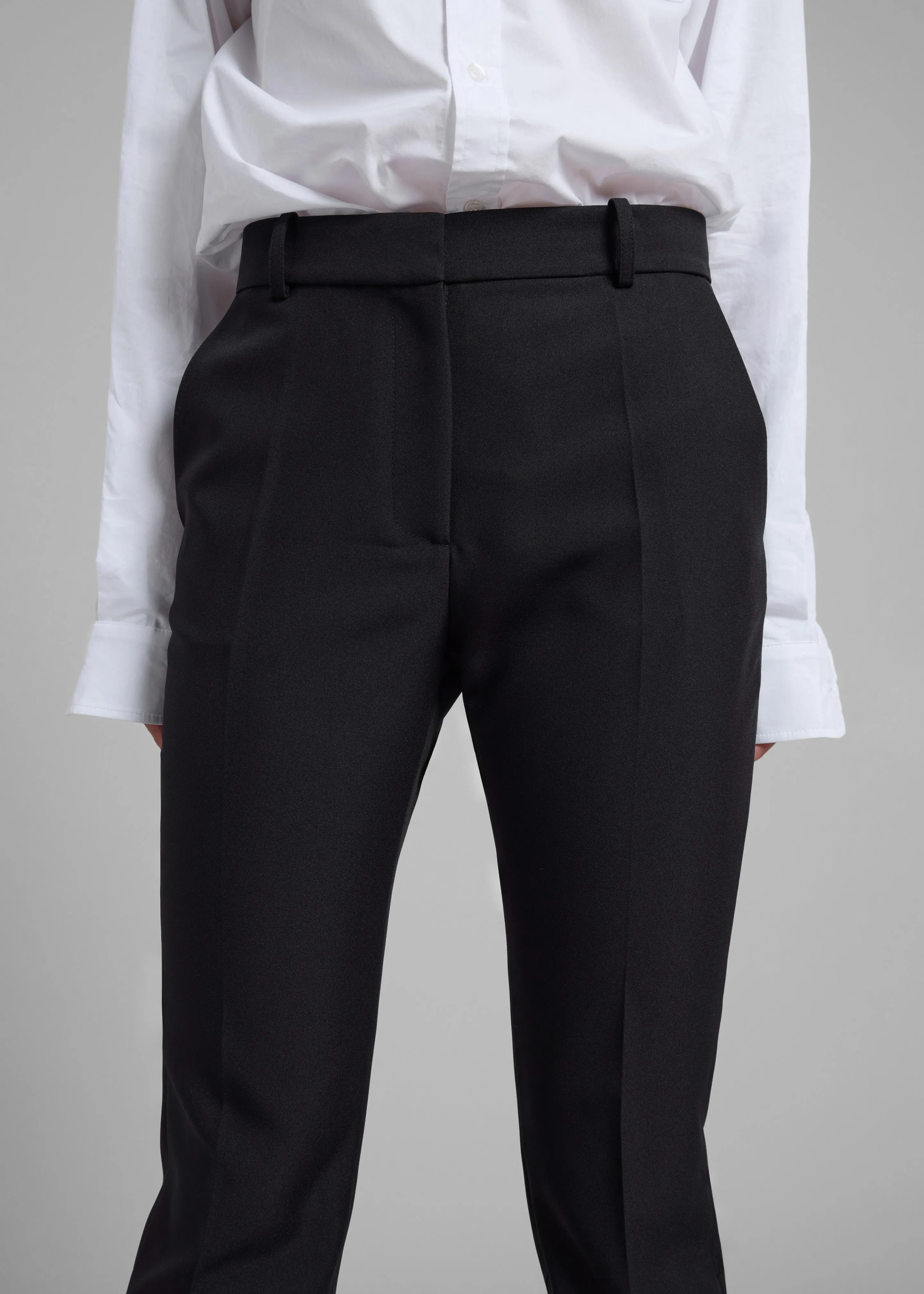 Coperni Straight Tailored Trousers - Black sold by Frankie Shop product image thumbnail 3