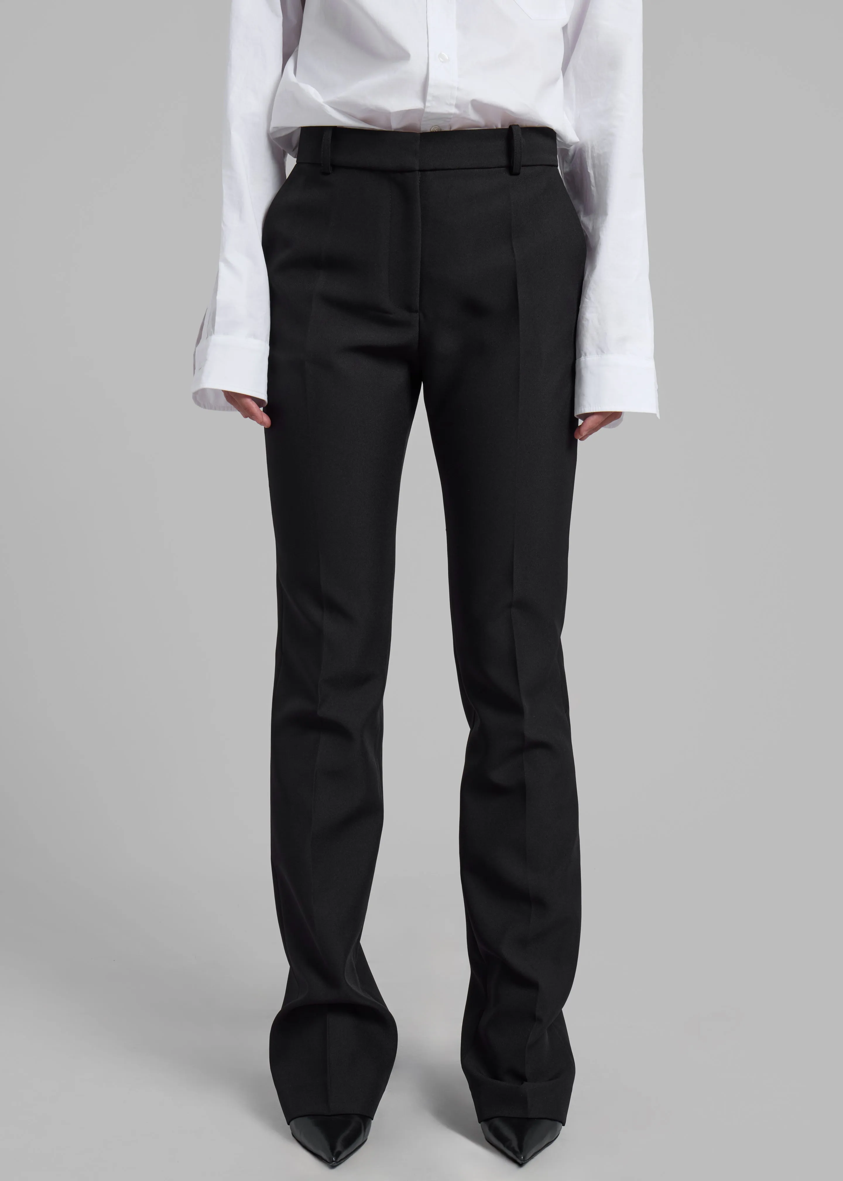 Coperni Straight Tailored Trousers - Black sold by Frankie Shop product image thumbnail 2