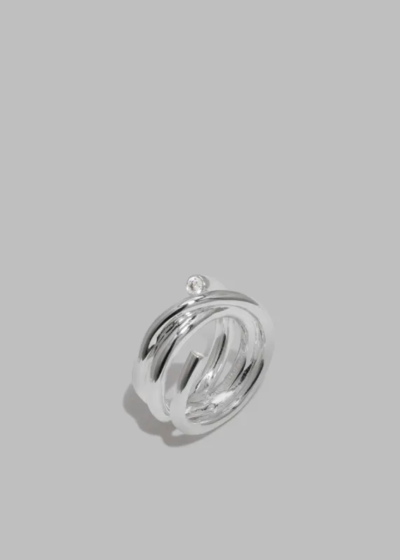 Completedworks Zirconia Ring - Silver made by Frankie Shop
