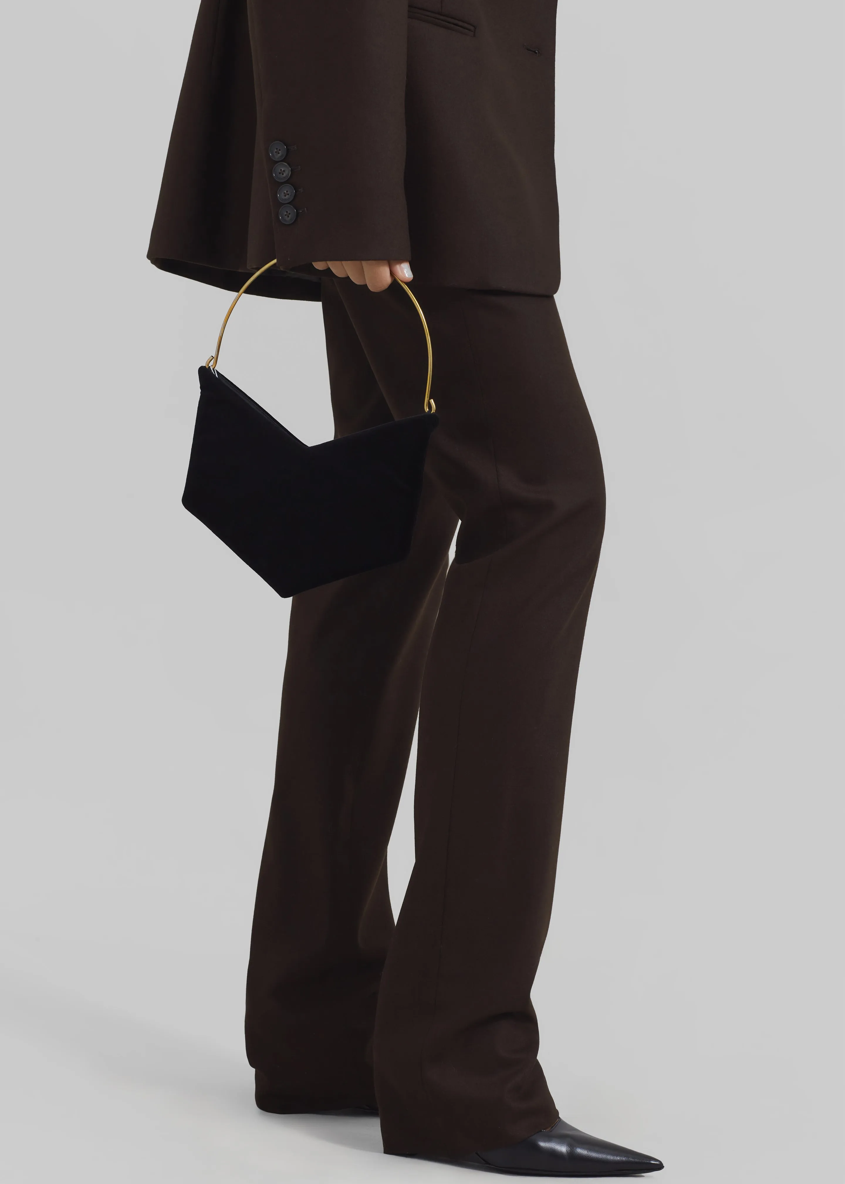 Bevza Grain Clutch - Black sold by Frankie Shop product image thumbnail 5