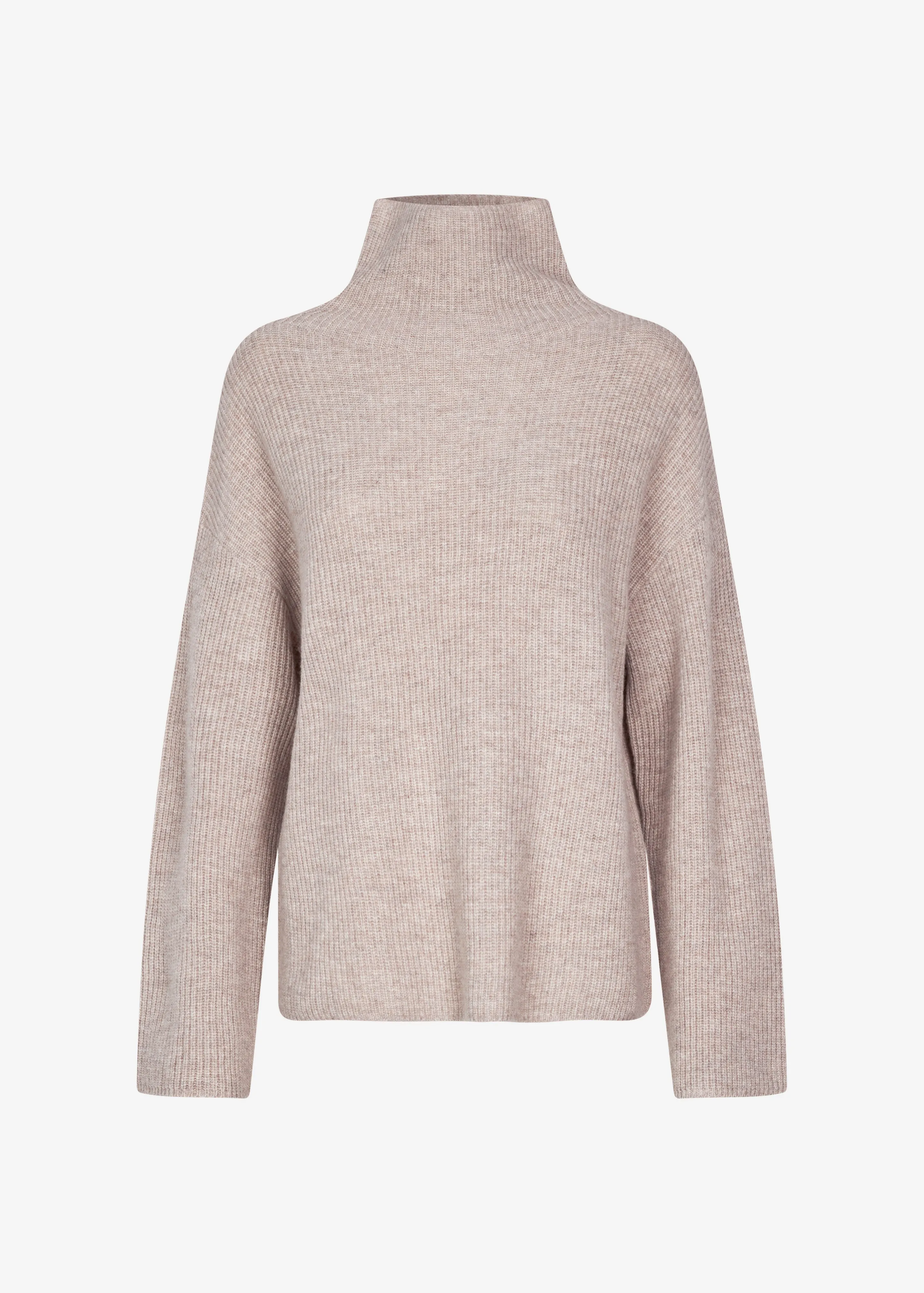 Samsøe Samsøe Sazlata Turtleneck - Khaki Melange sold by Frankie Shop product image thumbnail 5