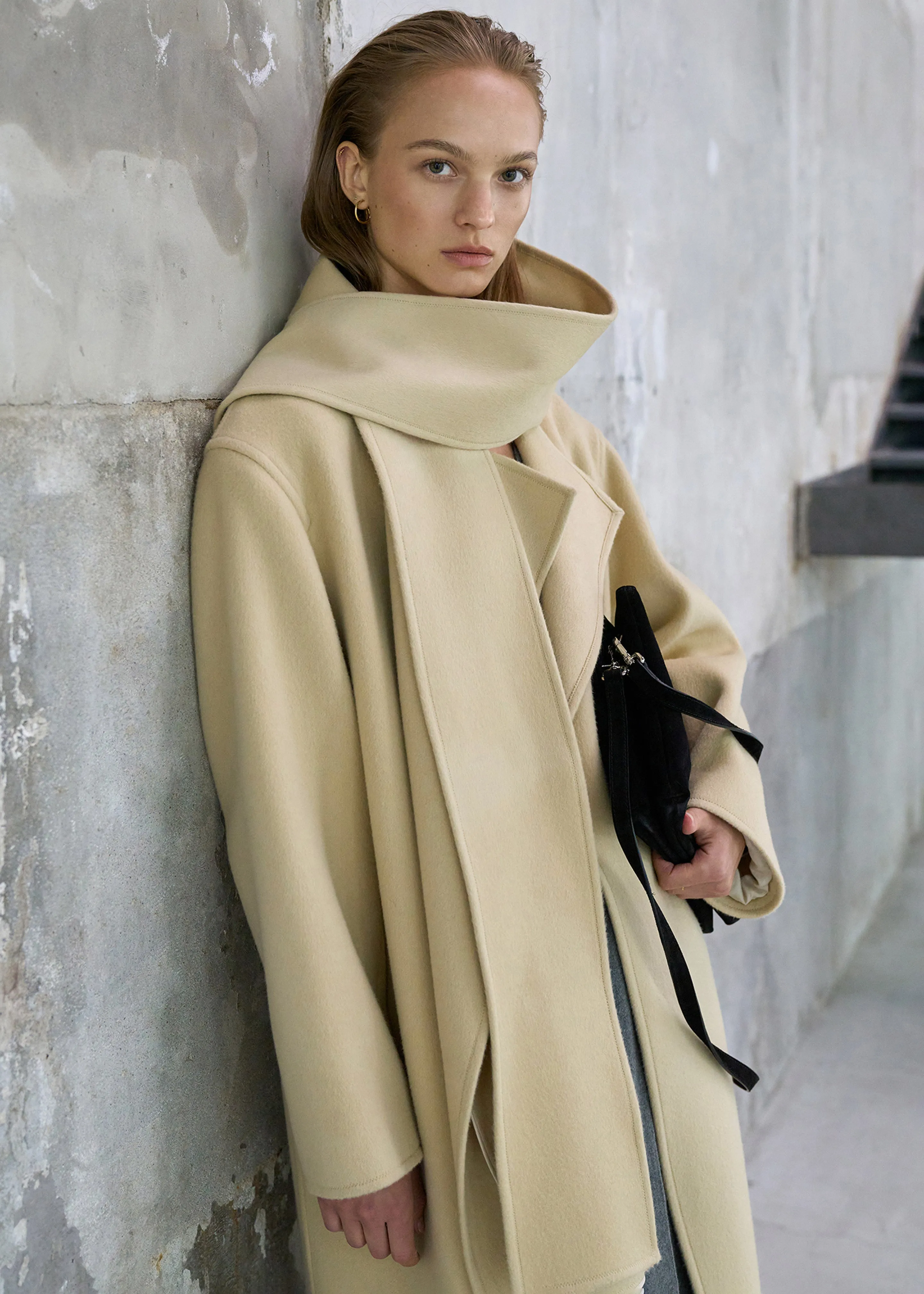 Kiva Wool Coat - Beige sold by Frankie Shop