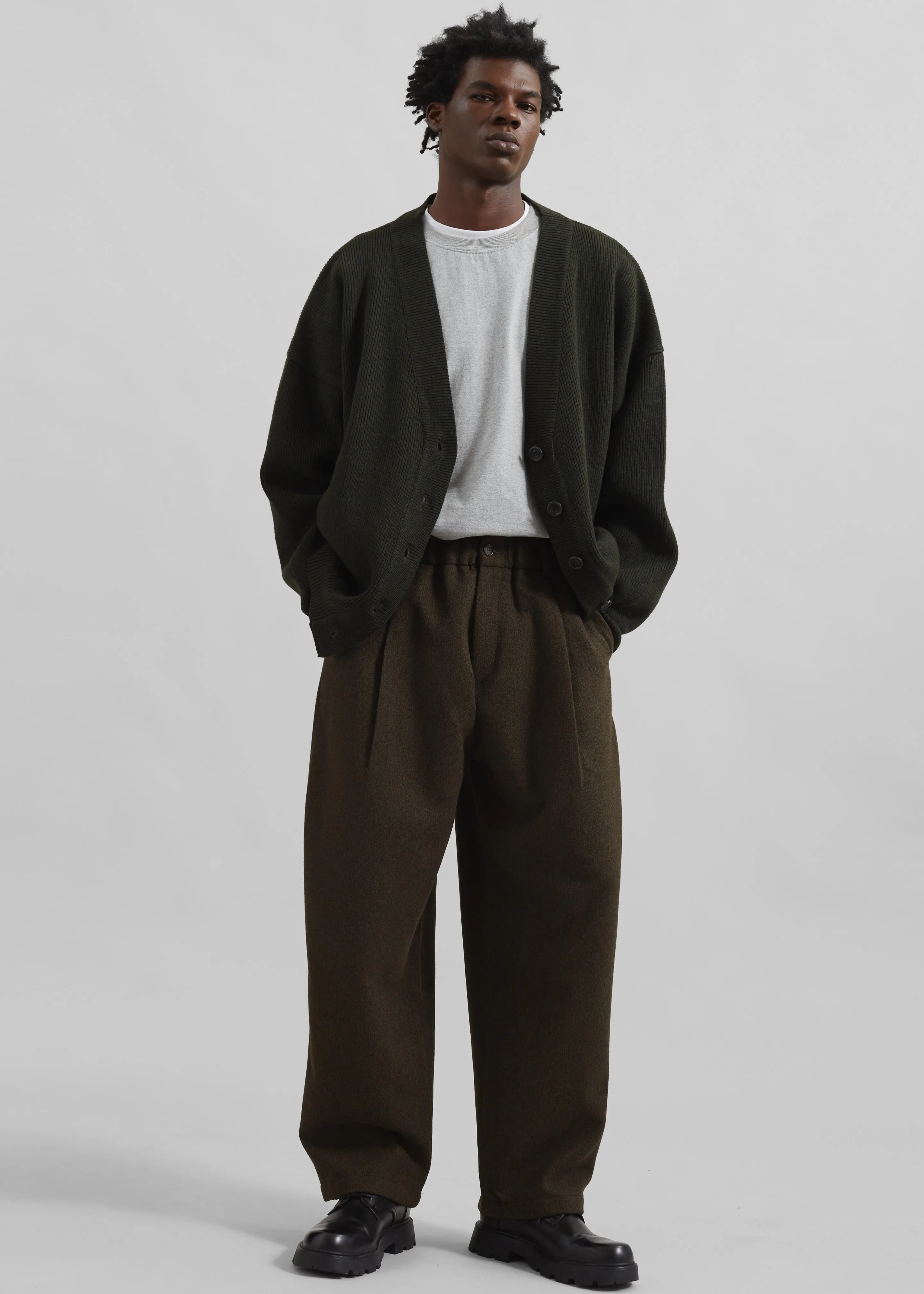 Felix Trousers - Dark Olive sold by Frankie Shop product image thumbnail 4