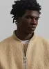 Astra Wool Bomber Jacket - Pale Yellow sold by Frankie Shop