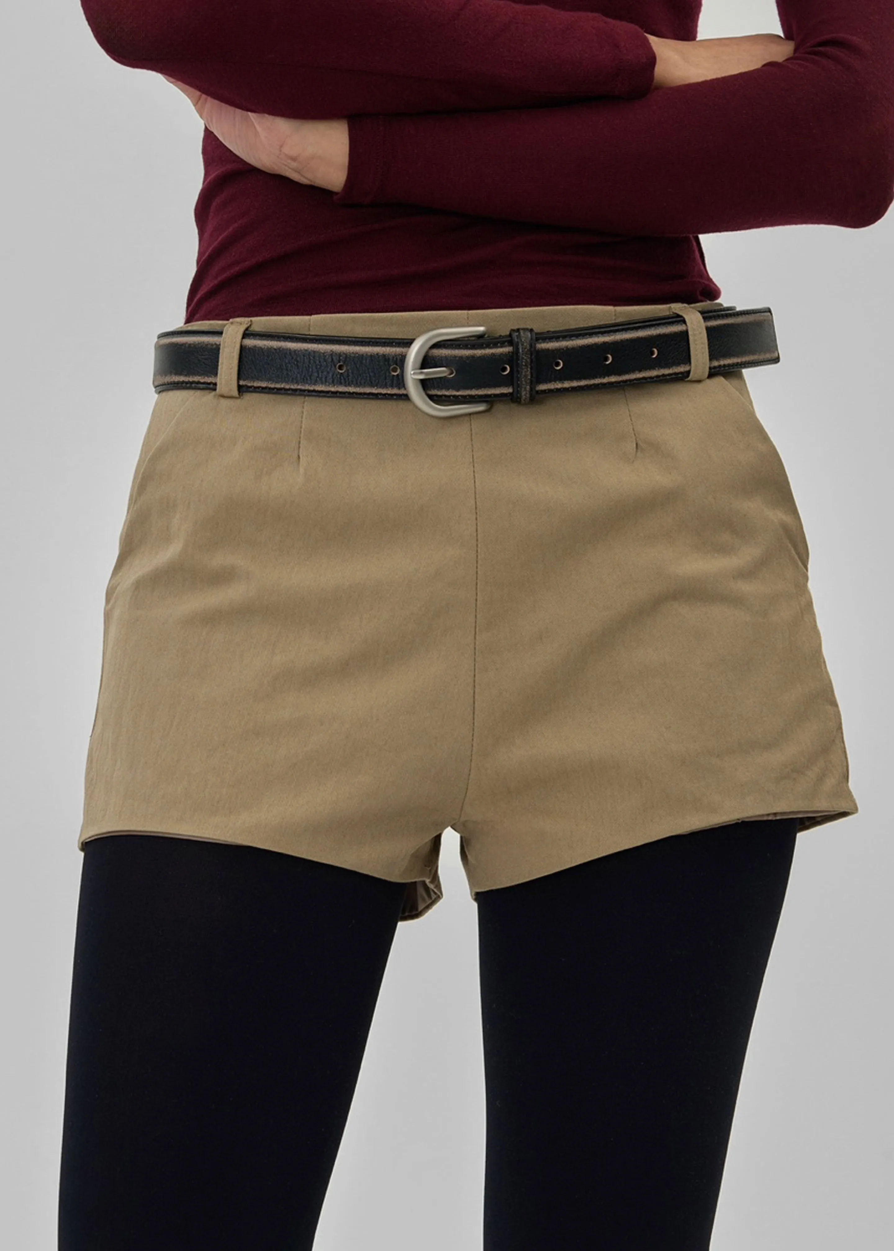 Rolen Hot Pants - Beige sold by Frankie Shop product image thumbnail 3