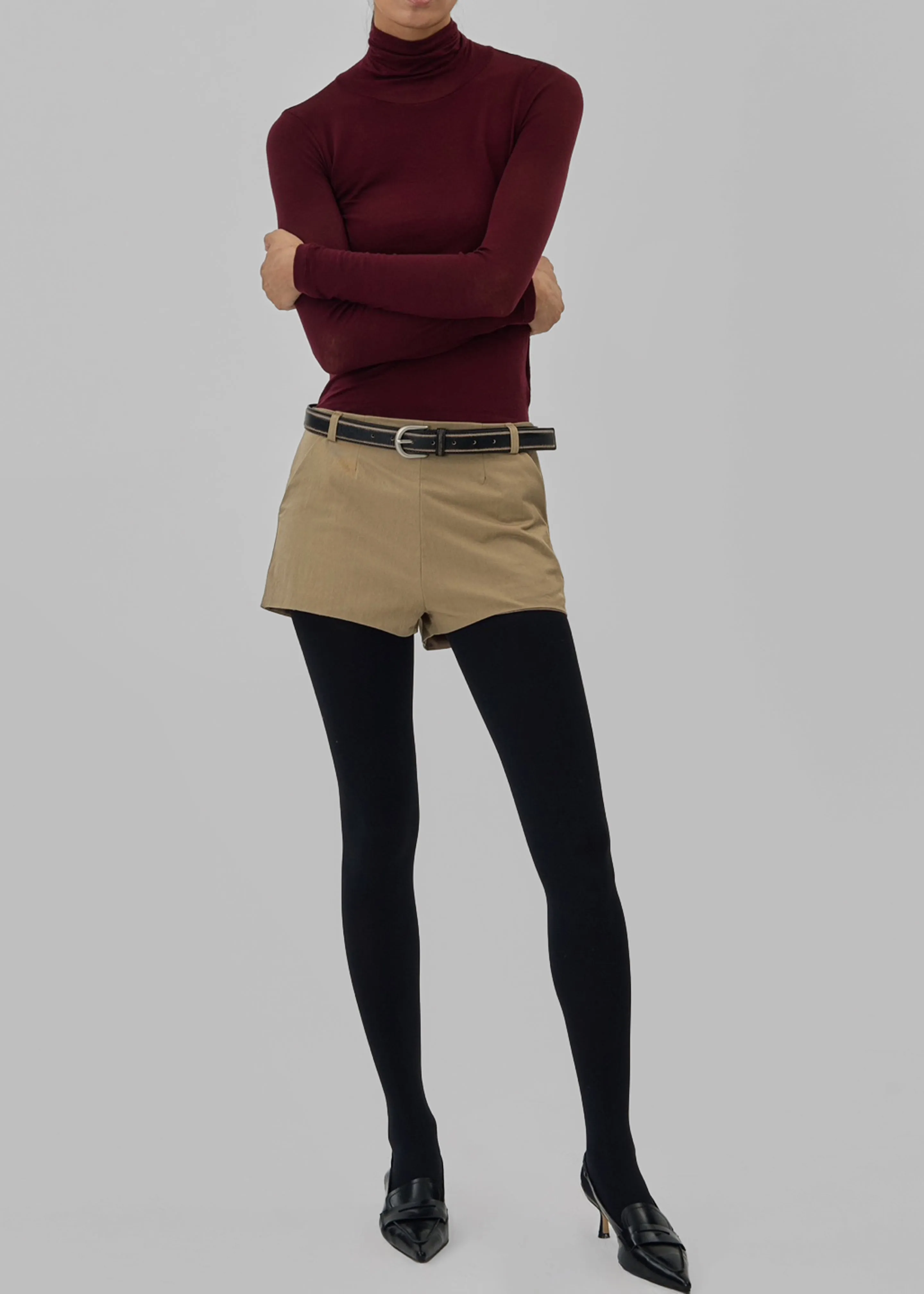 Rolen Hot Pants - Beige sold by Frankie Shop product image thumbnail 5