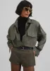 Rolen Hot Pants - Dark Olive sold by Frankie Shop