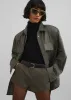 Rolen Hot Pants - Dark Olive sold by Frankie Shop