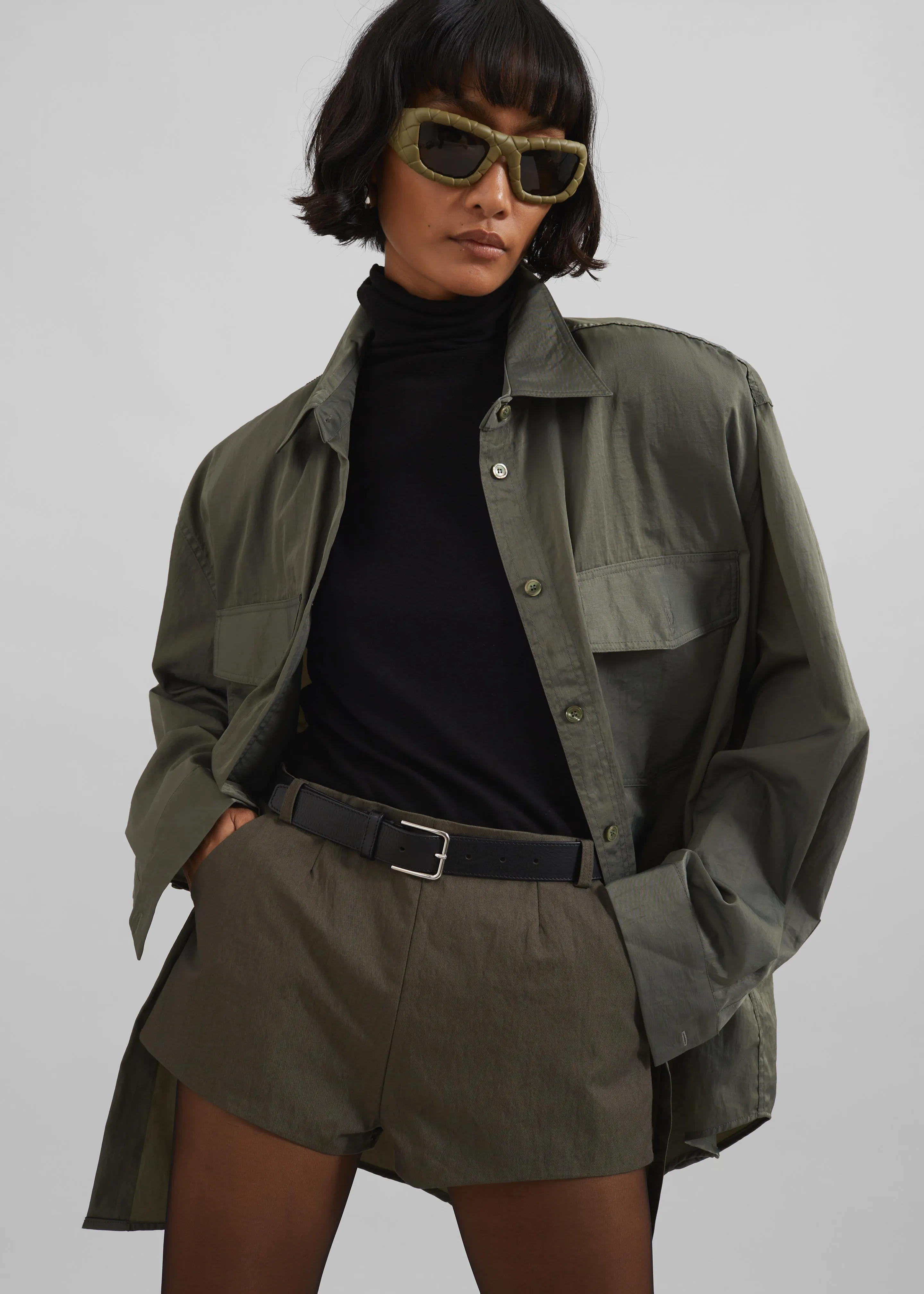 Rolen Hot Pants - Dark Olive sold by Frankie Shop product image thumbnail 2