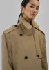 Rolen Trench Coat - Beige sold by Frankie Shop
