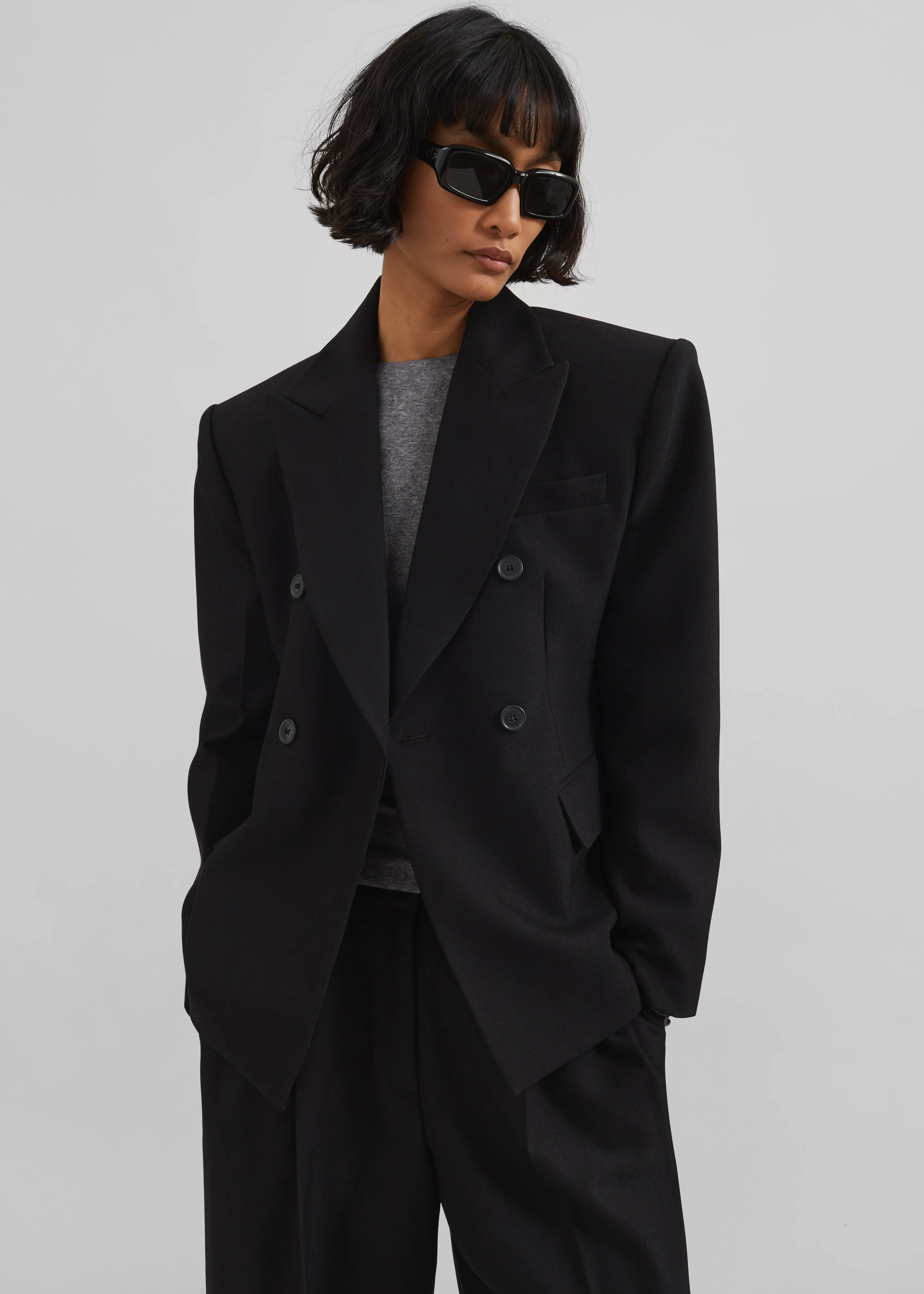 Dina Double Breasted Blazer - Black sold by Frankie Shop product image thumbnail 5