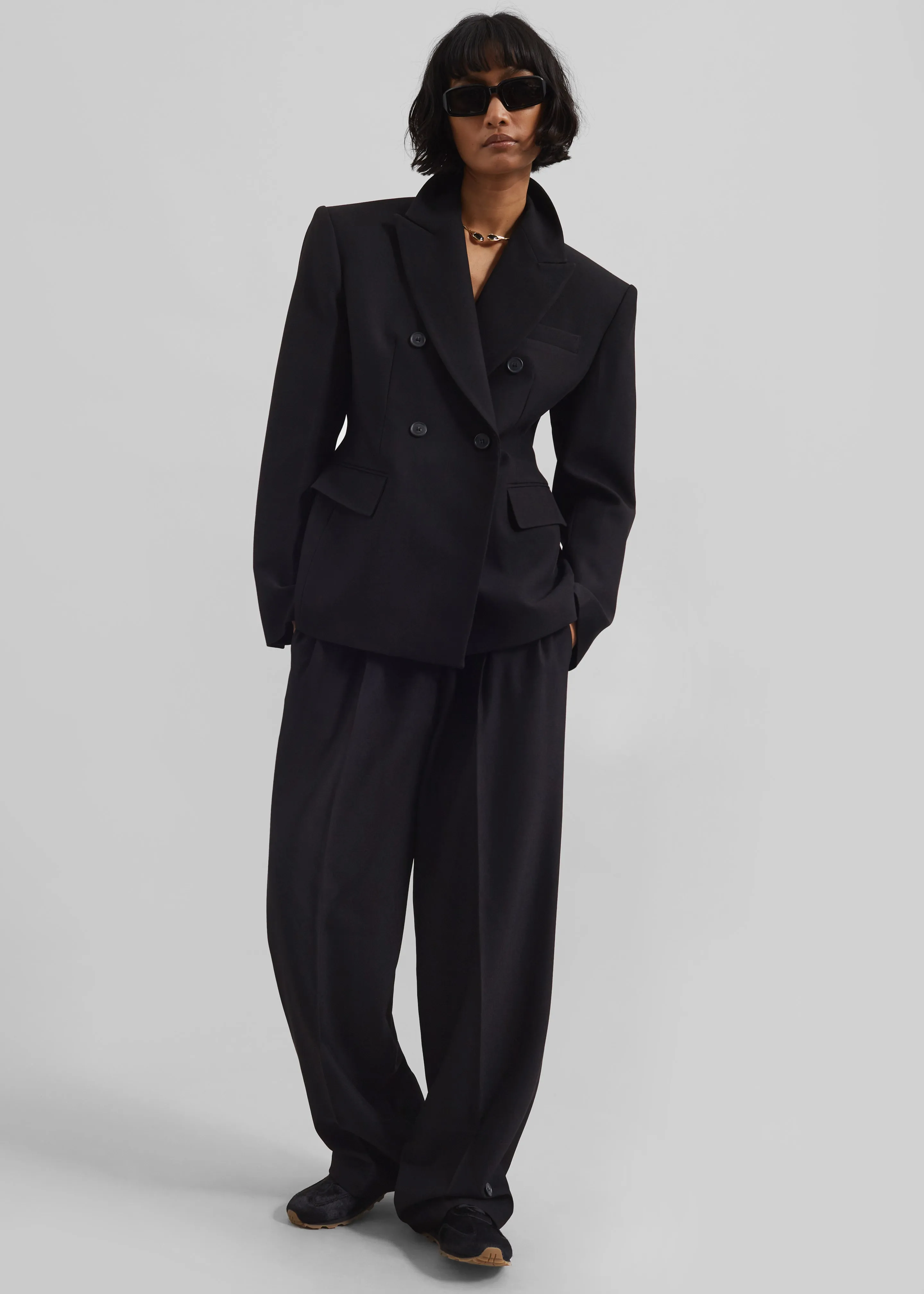 Dina Pleated Trousers - Black sold by Frankie Shop product image thumbnail 2