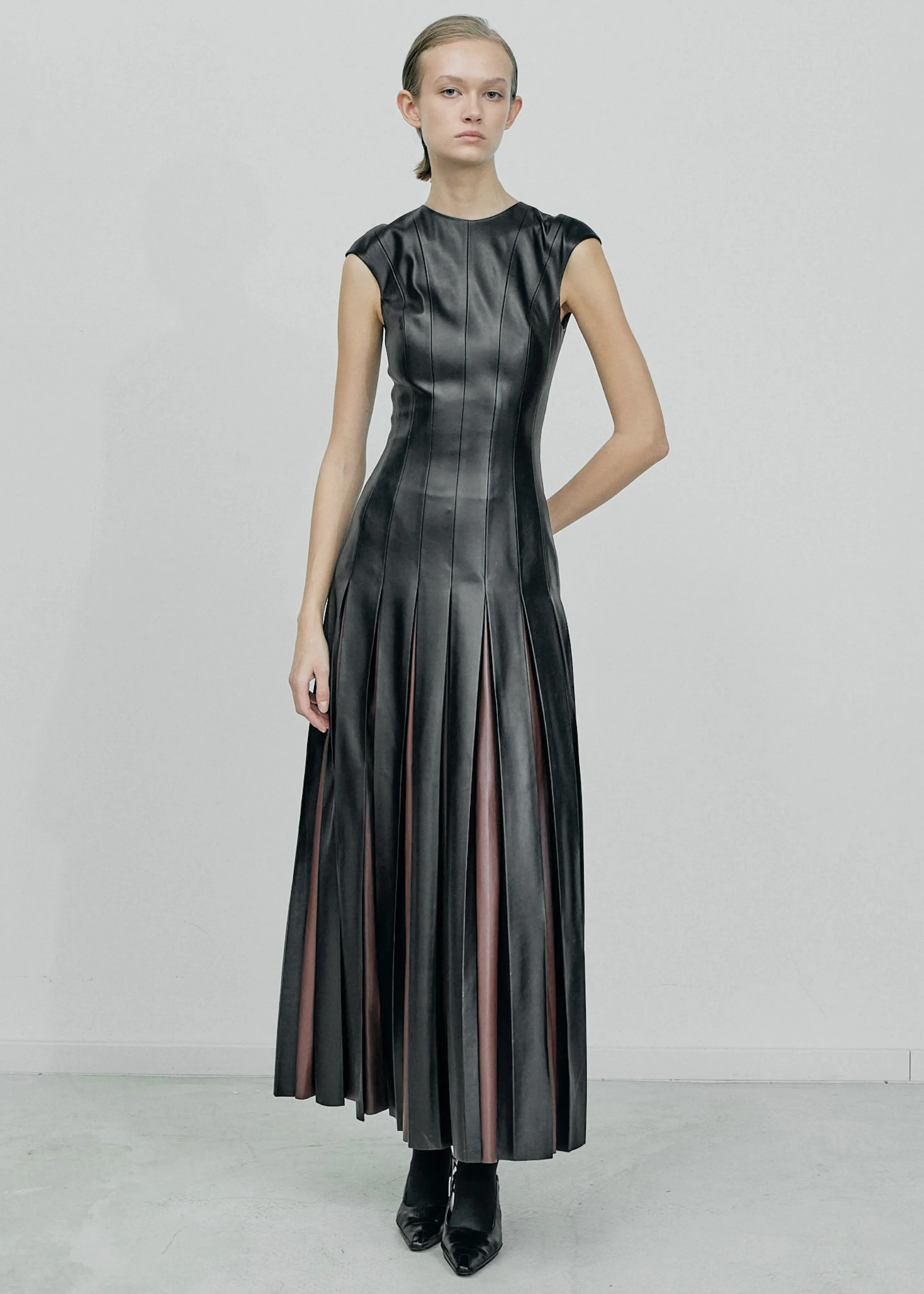 Gudu Dress #02 - Black/Brown sold by Frankie Shop product image thumbnail 3