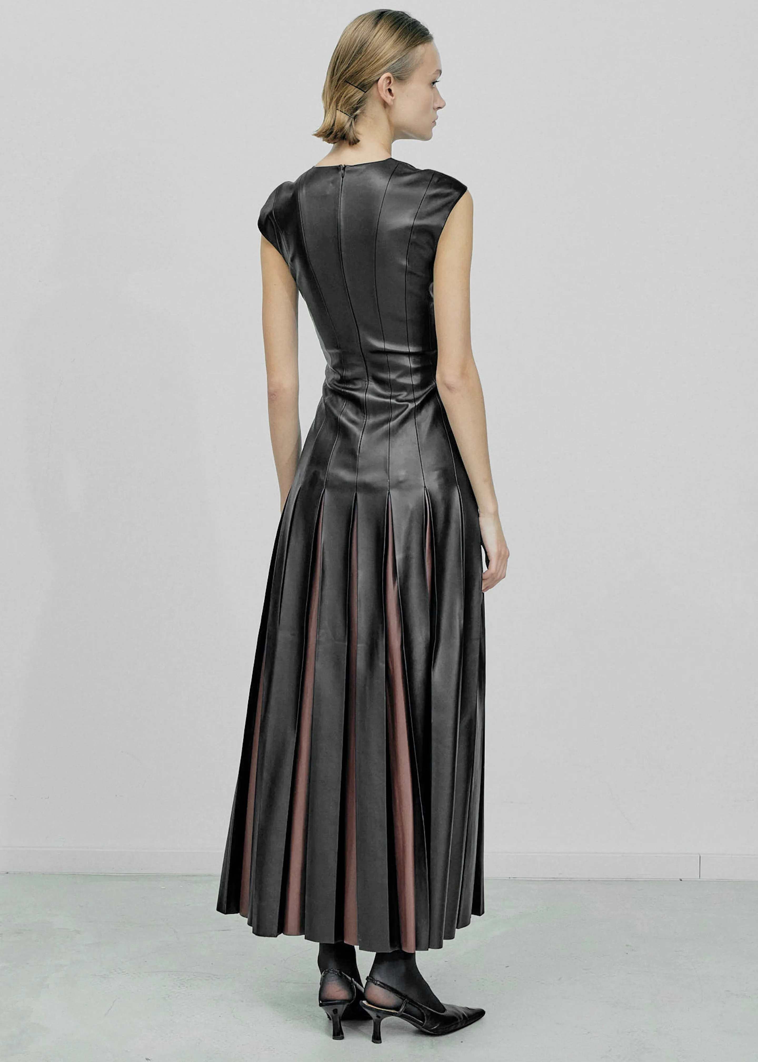 Gudu Dress #02 - Black/Brown sold by Frankie Shop product image thumbnail 4