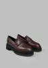 Reese Leather Loafers - Brown sold by Frankie Shop