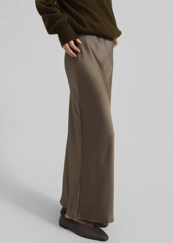 Samsøe Samsøe Saagneta Long Skirt - Bungee Cord made by Frankie Shop