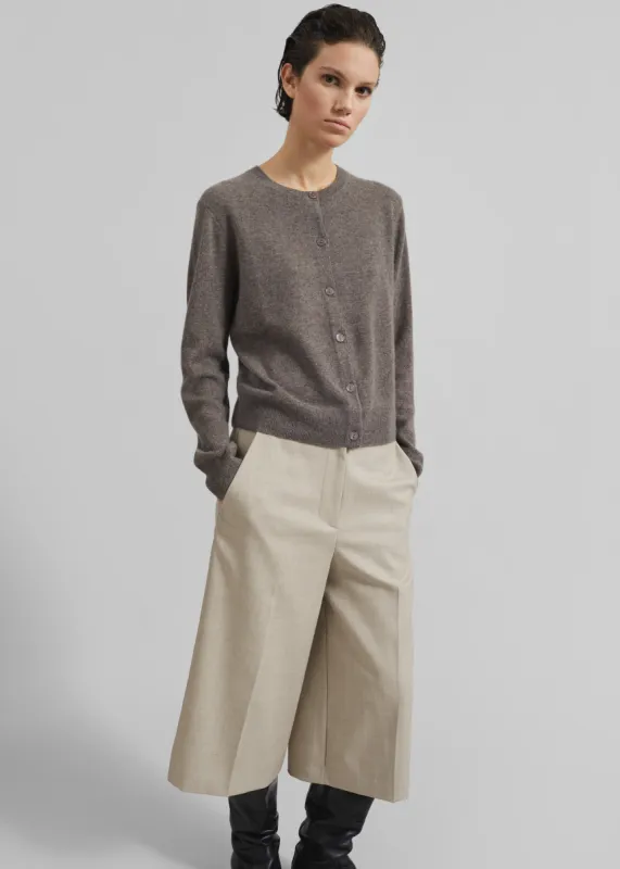 Samsøe Samsøe Saboston Cardigan - Grey Blue Melange sold by Frankie Shop