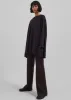Rio Oversized Sleeve Tee - Dark Plum sold by Frankie Shop