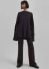 Rio Oversized Sleeve Tee - Dark Plum sold by Frankie Shop