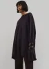 Rio Oversized Sleeve Tee - Dark Plum sold by Frankie Shop