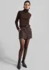 Merida Faux Suede Shorts - Brown sold by Frankie Shop