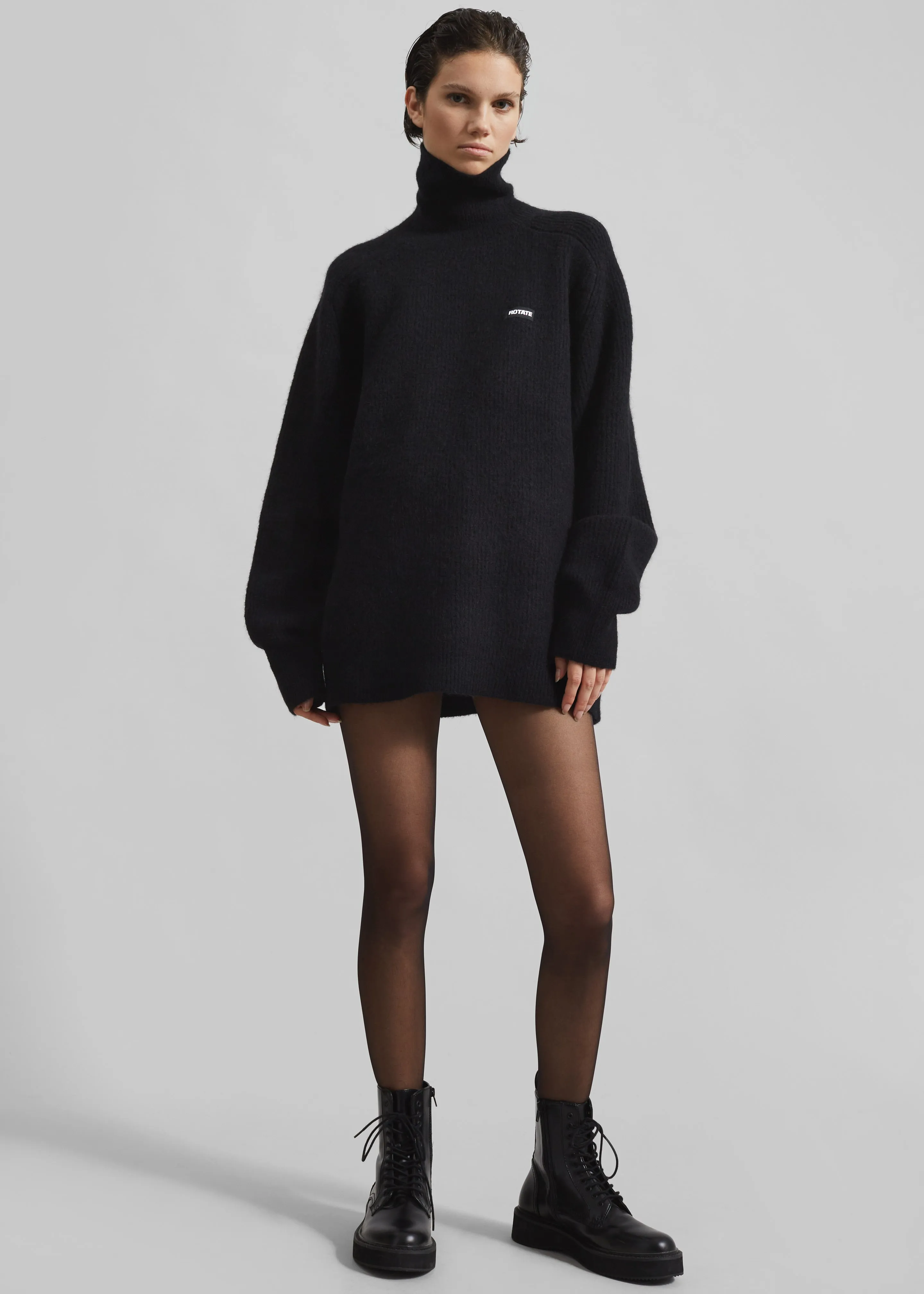 Rotate Turtleneck Sweater - Black sold by Frankie Shop product image thumbnail 4