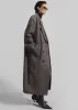 Low Classic Melange Wool Oversized Coat - Grey sold by Frankie Shop