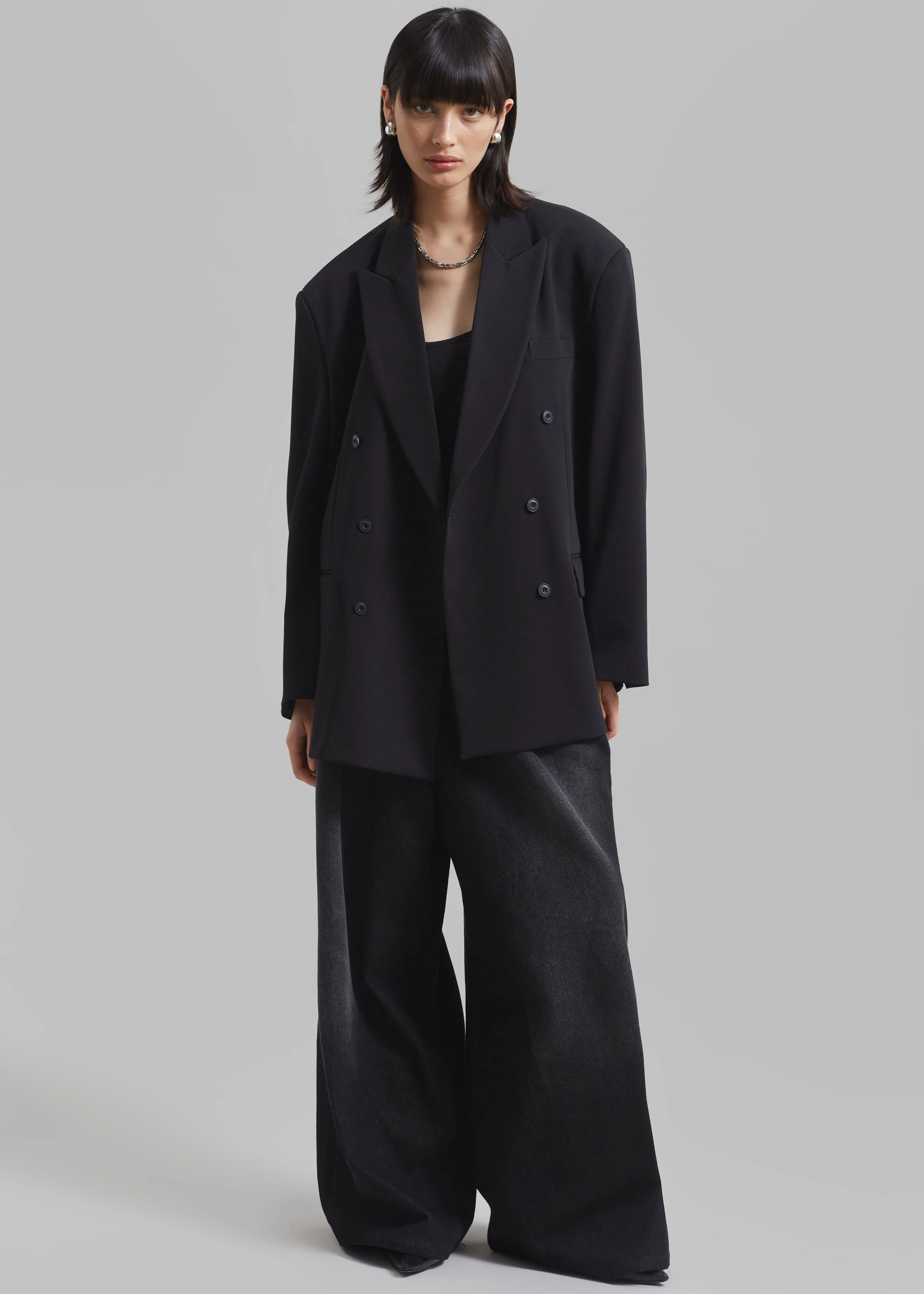 Kelsey Double Breasted Blazer - Black sold by Frankie Shop product image thumbnail 4