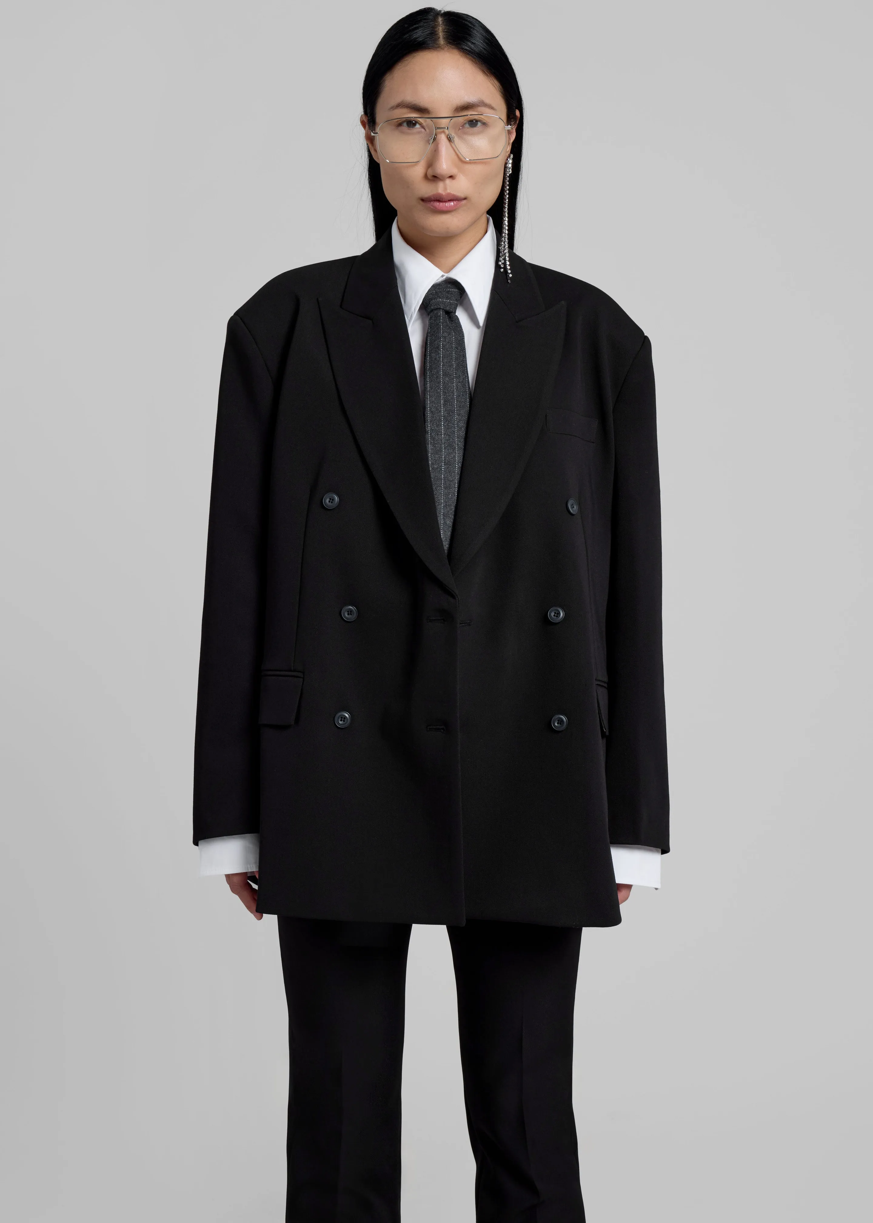 Kelsey Double Breasted Blazer - Black sold by Frankie Shop product image thumbnail 2