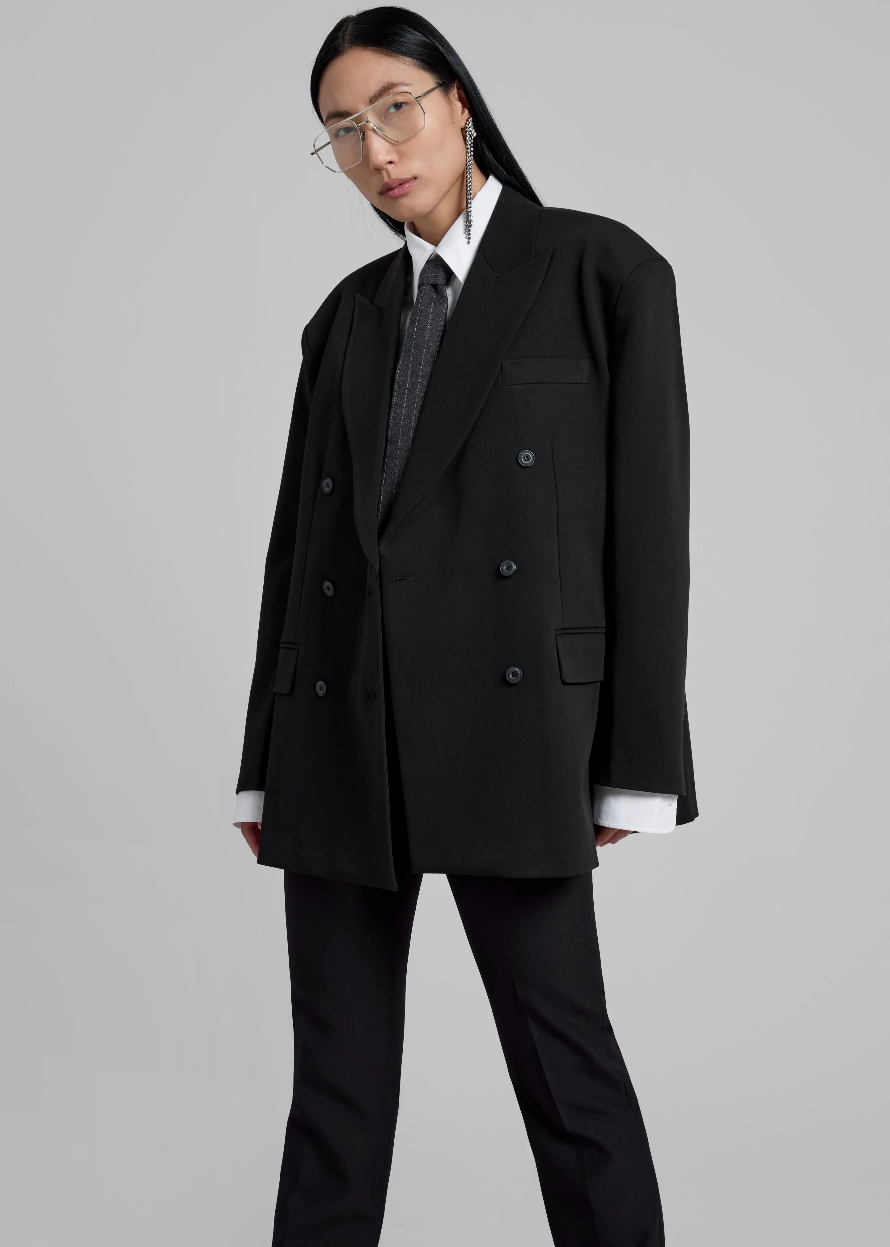 Kelsey Double Breasted Blazer - Black sold by Frankie Shop product image thumbnail 5