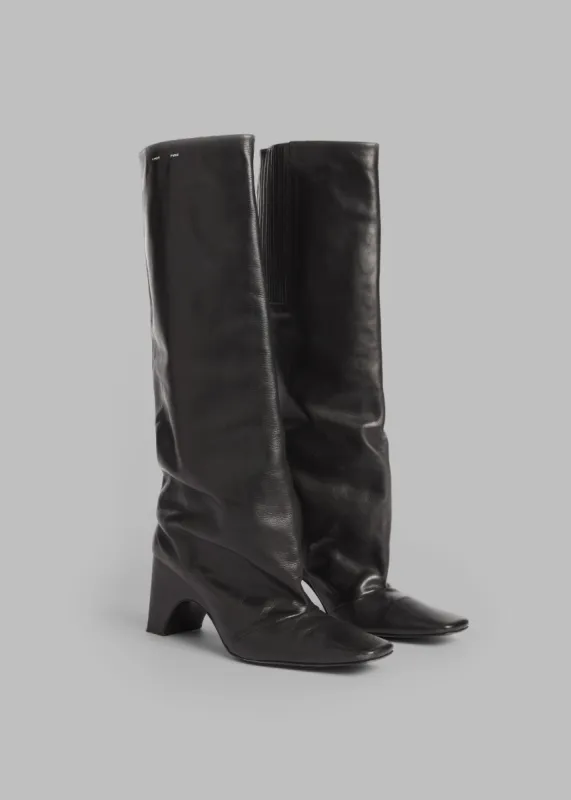 Coperni Bridge Leather Boots - Black sold by Frankie Shop