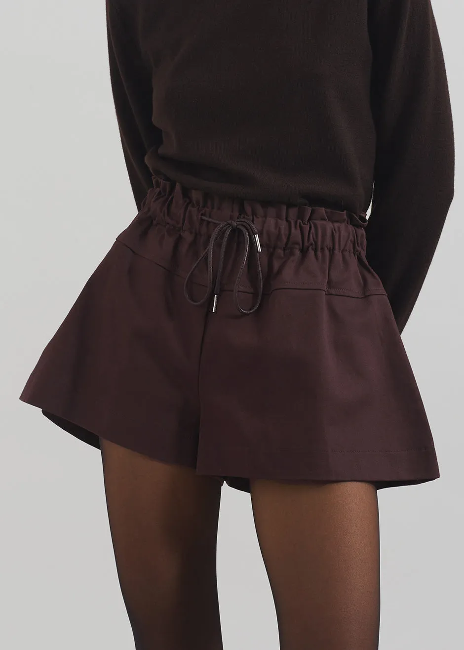 Pomona Shorts - Burgundy sold by Frankie Shop product image thumbnail 4