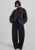 Pelso Barn Jacket - Navy sold by Frankie Shop