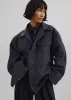 Pelso Barn Jacket - Navy sold by Frankie Shop