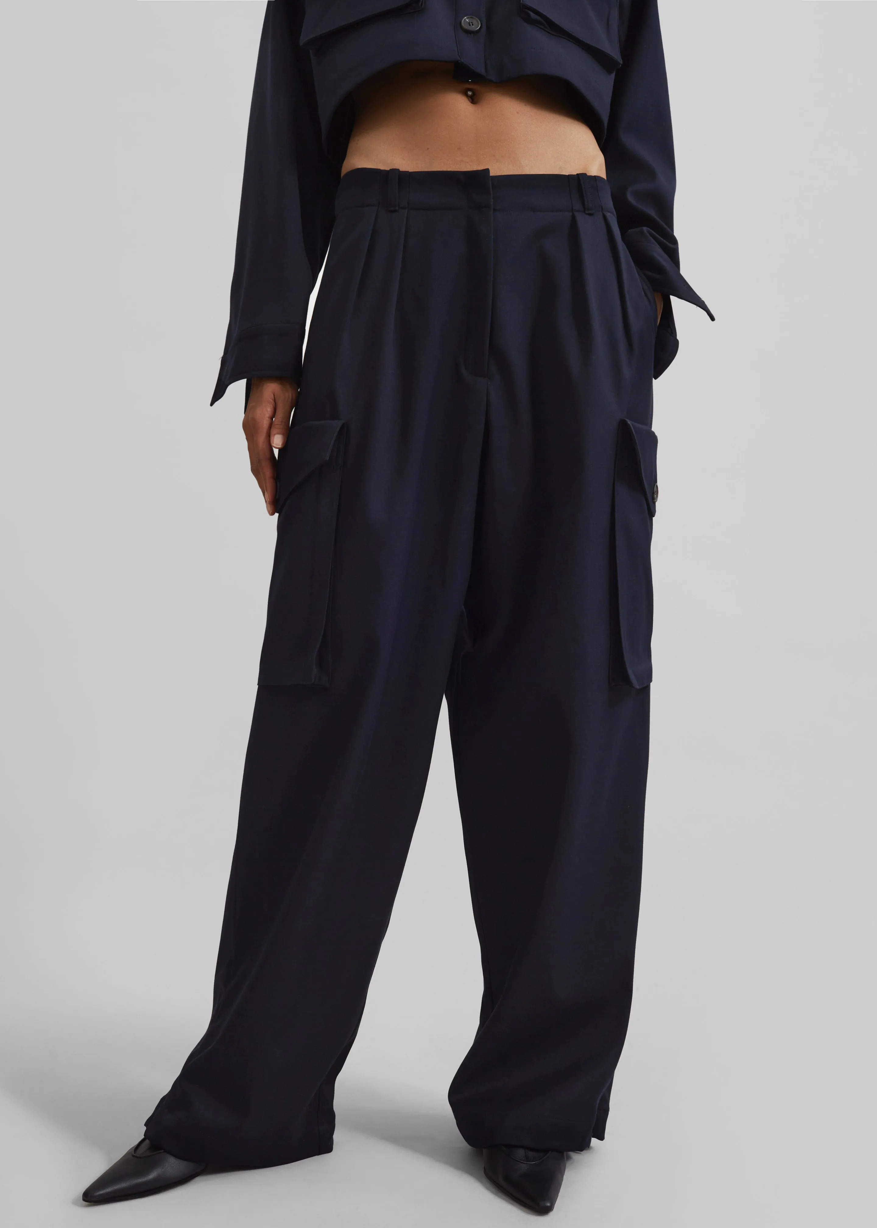 Kiora Cargo Pants - Navy sold by Frankie Shop product image thumbnail 4