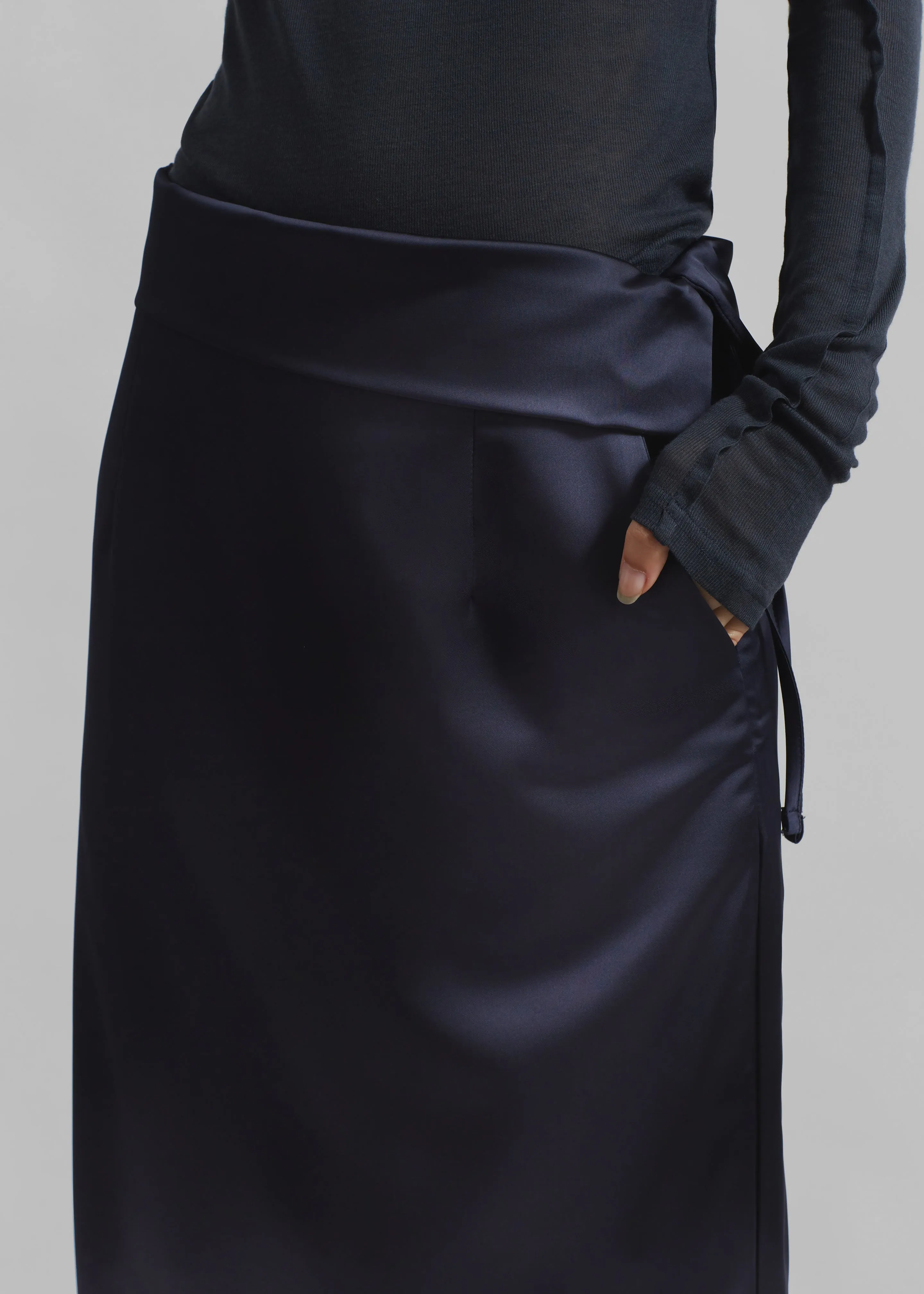 Rhone Skirt - Navy sold by Frankie Shop product image thumbnail 4