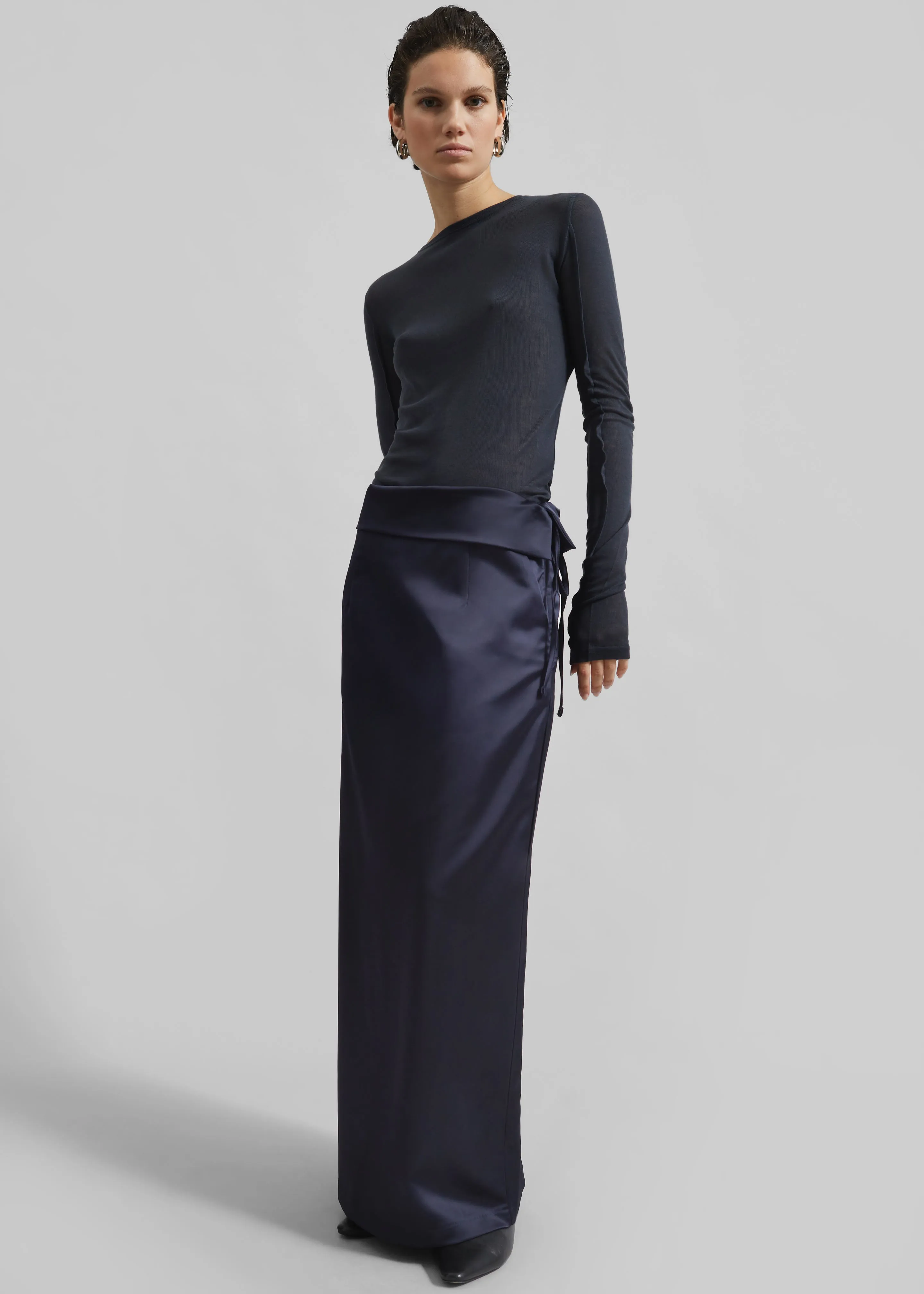 Rhone Skirt - Navy sold by Frankie Shop