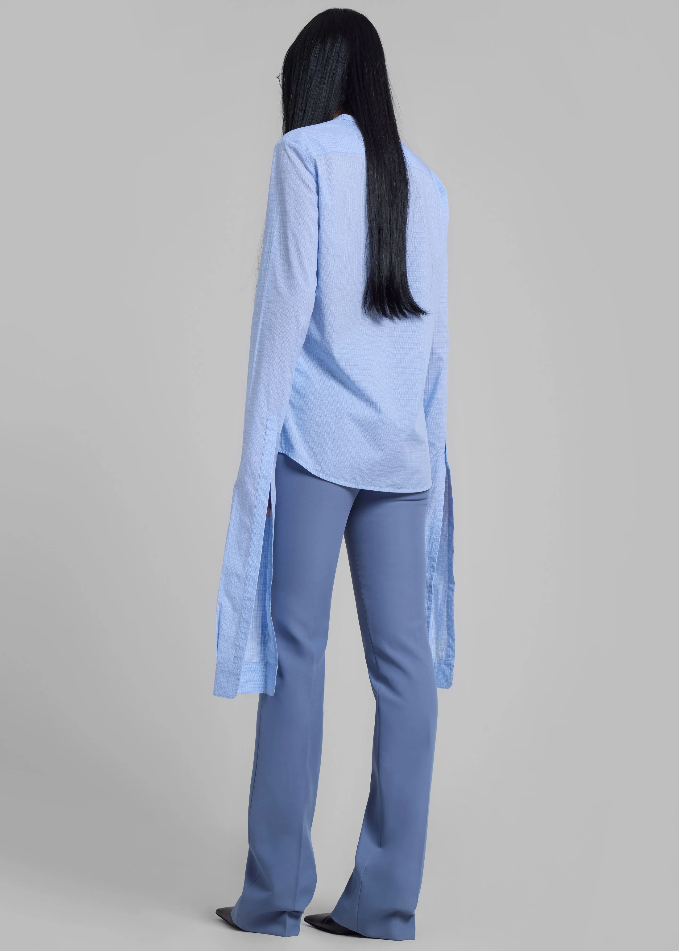 Coperni Straight Tailored Trousers - Blue sold by Frankie Shop product image thumbnail 5