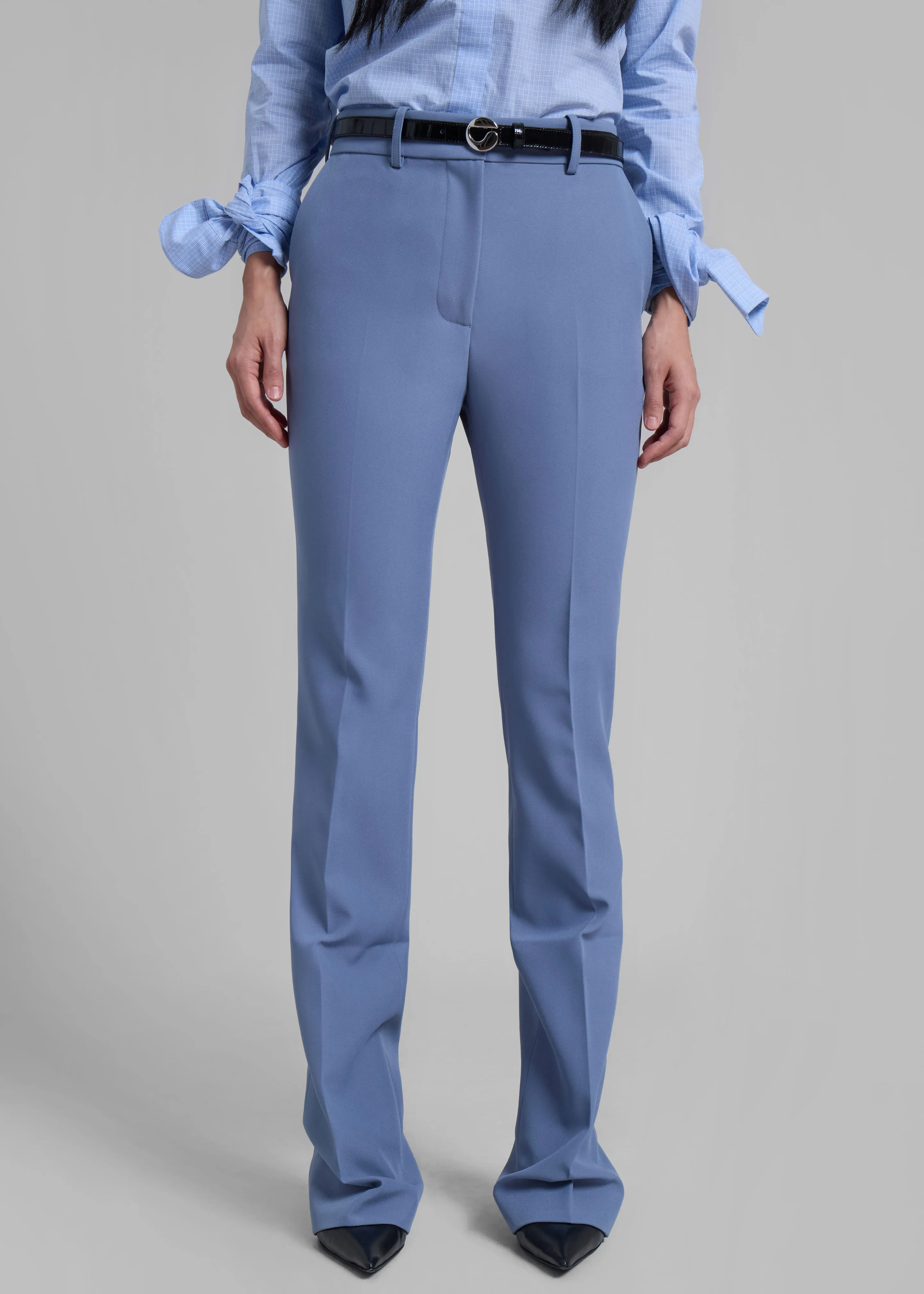Coperni Straight Tailored Trousers - Blue sold by Frankie Shop product image thumbnail 2