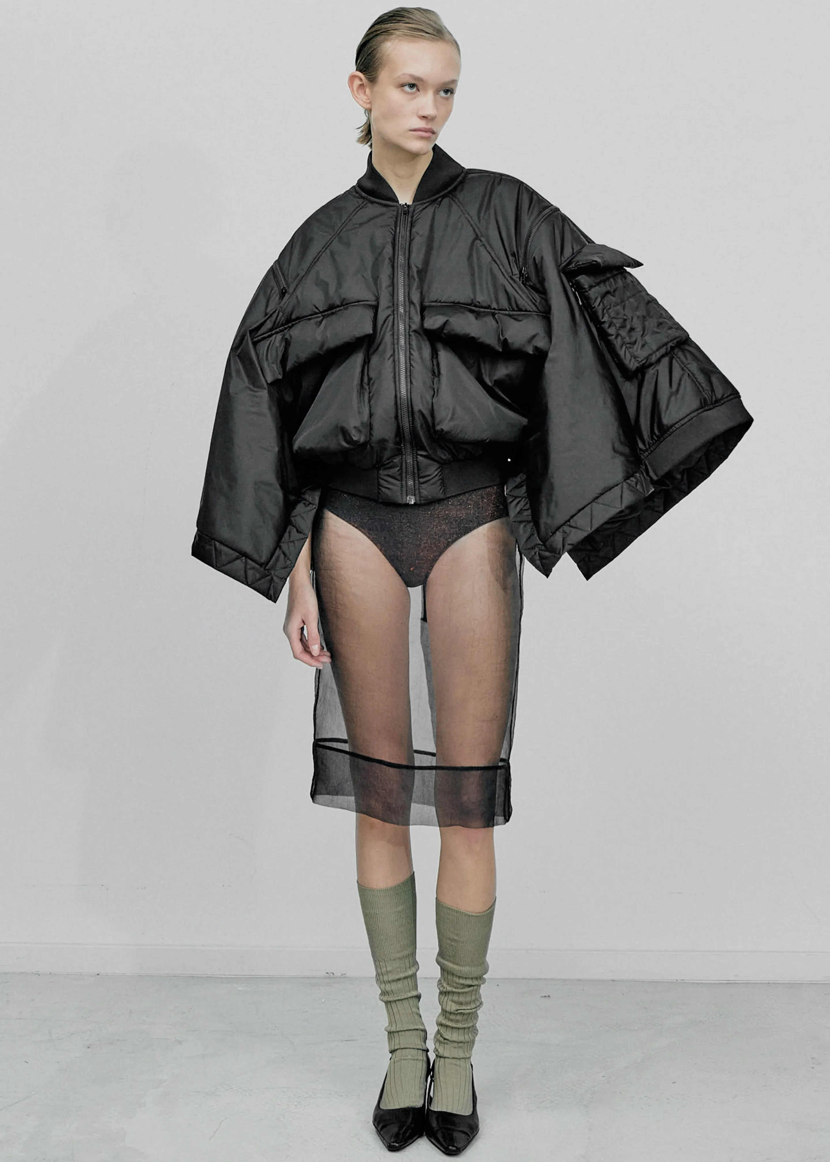 Gudu Jacket #01 - Black sold by Frankie Shop product image thumbnail 4