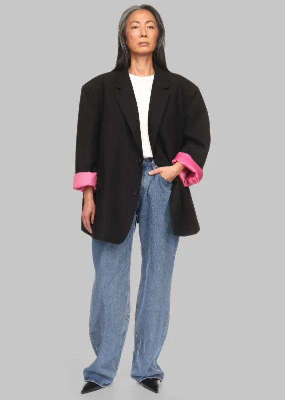 Frankie Oversized Boyfriend Blazer x Barbie™ - Black sold by Frankie Shop