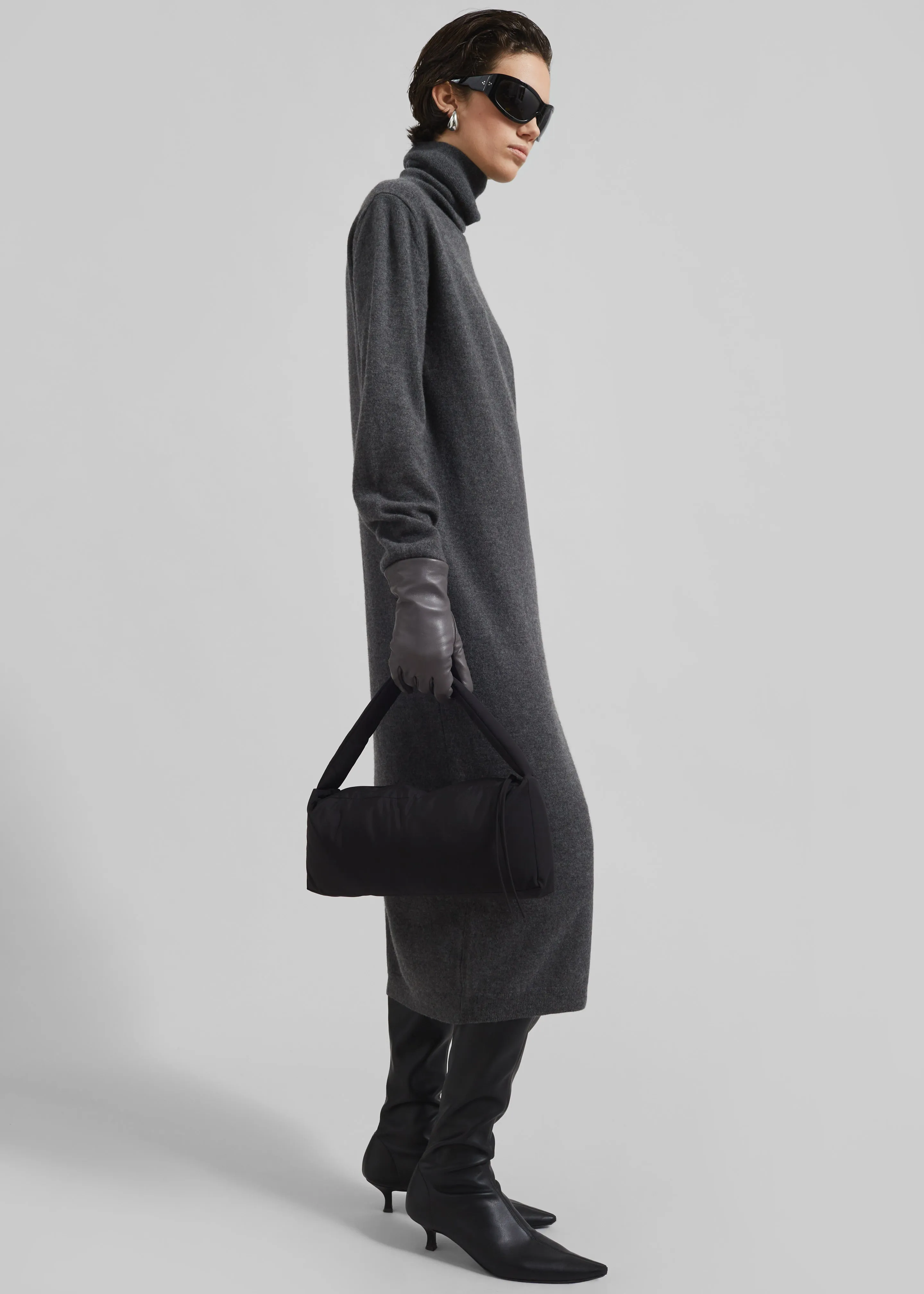 Ruelle Turtleneck Knit Dress - Grey sold by Frankie Shop product image thumbnail 5